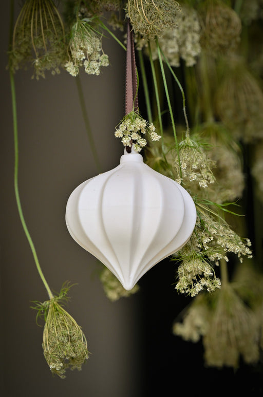 Boule de Noël 2022 en porcelaine fine